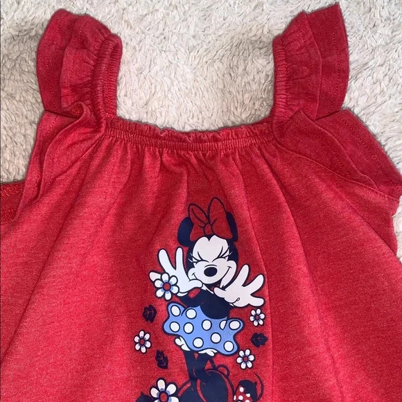 Disney Baby Red Minnie Mouse Dress 24M EUC - Picture 3 of 8
